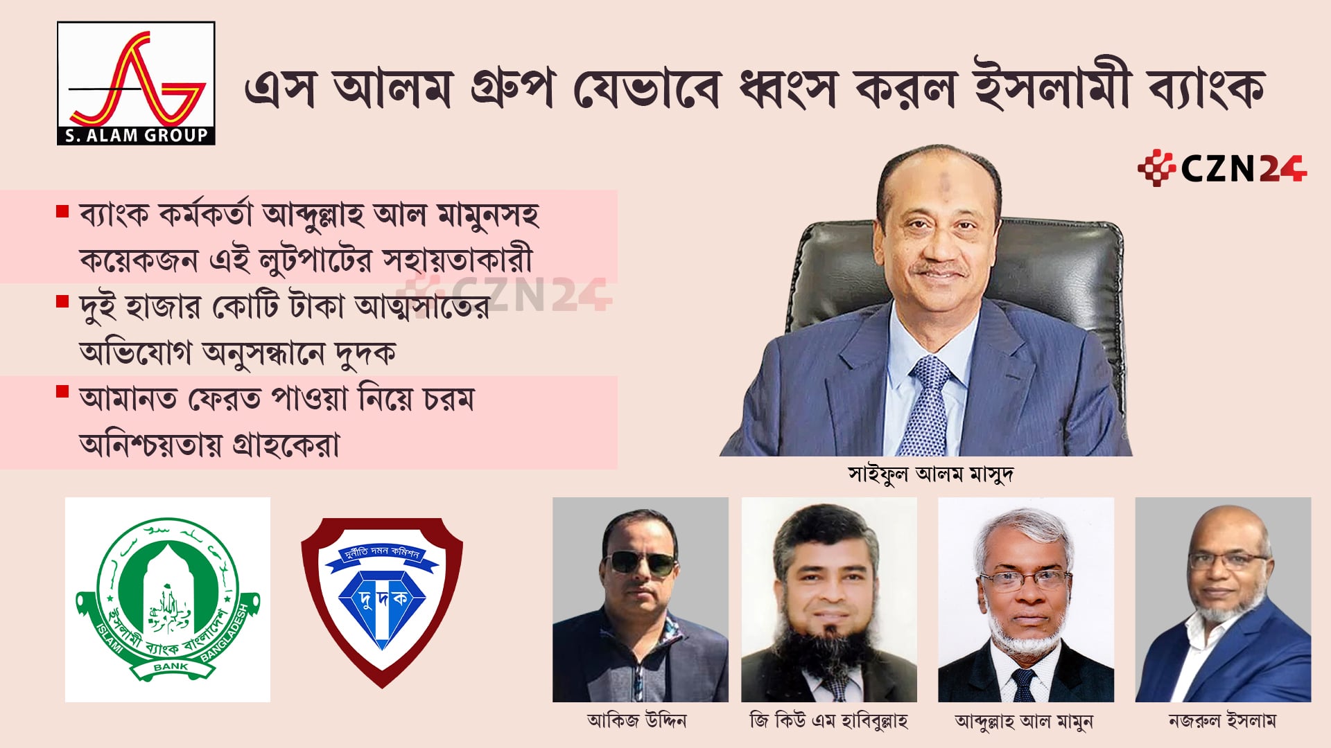 ইসলামী ব্যাংকে লুটপাট: দুদকের জালে এস আলমের সঙ্গীরা