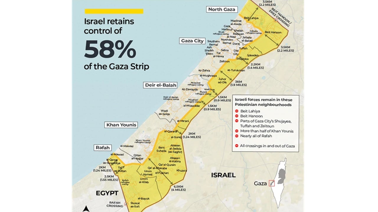 লেবাননে ‘হলুদ রেখা’ টানার দাবি ইসরায়েলের