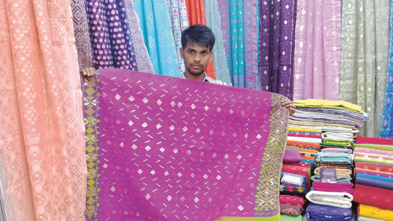 ঐতিহ্যের ধারক জামদানি: ঈদে ১২০ কোটি টাকা বিক্রির টার্গেট