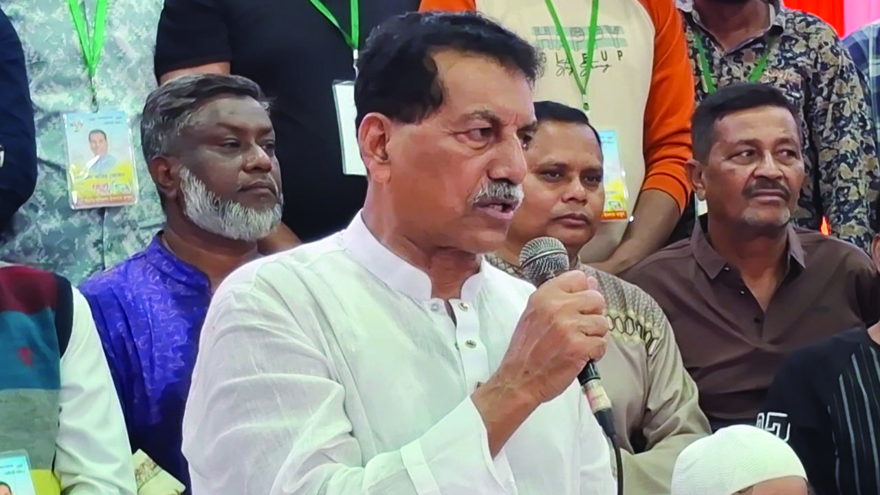 স্বাধীনতার পক্ষের শক্তিকে বিজয়ী করতে ধানের শীষে ভোট দিন: খায়রুল কবির