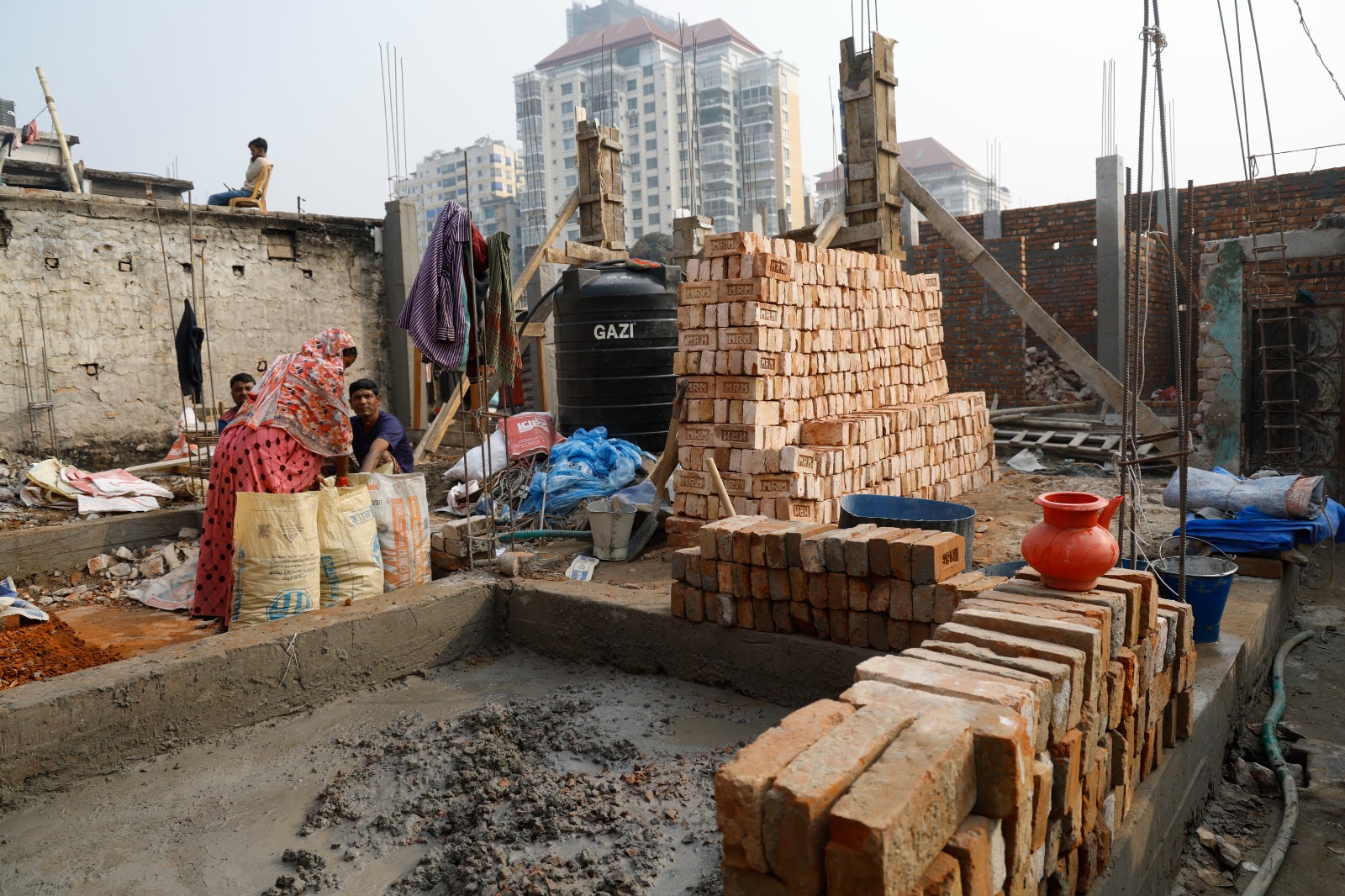 অনেকেই লোন নিয়ে বানানো শুরু করেছেন আবাসস্থল।