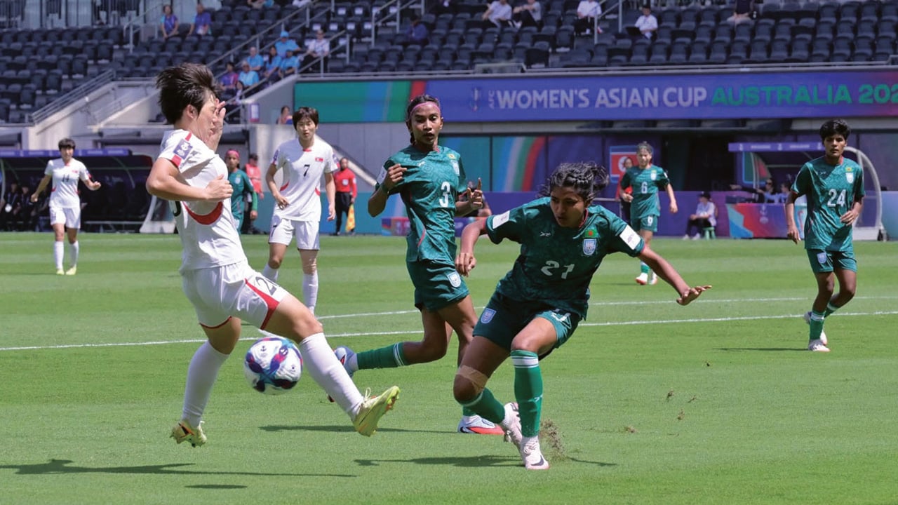 উত্তর কোরিয়ার সঙ্গে বড় হার বাংলাদেশের