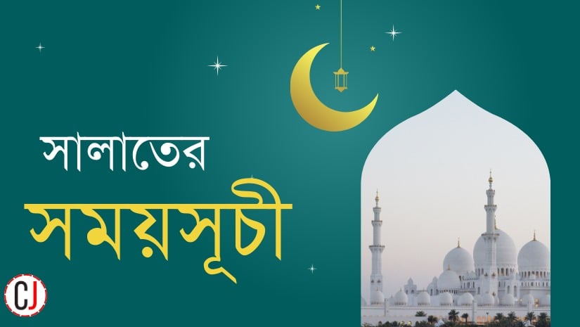 আজকের সালাতের সময়সূচি (৭ এপ্রিল, ২০২৬)