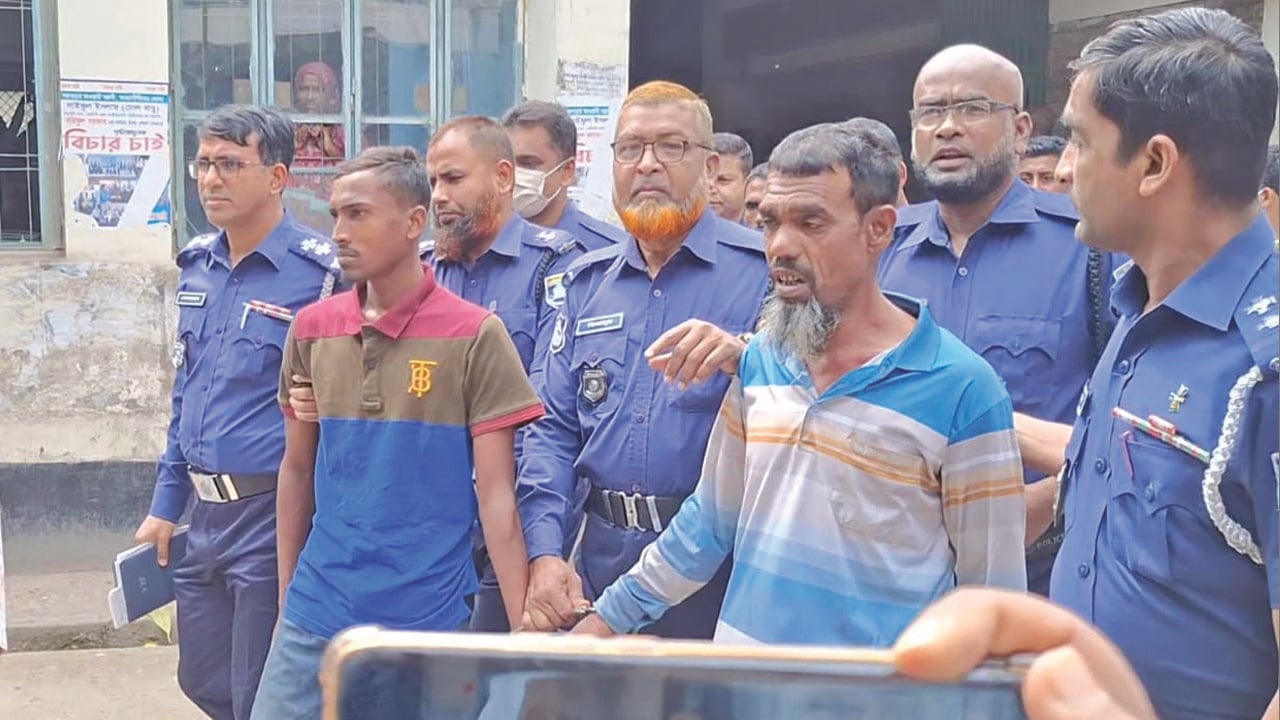 কিশোরীকে ধর্ষণ ও হত্যা: ৭ আসামির ৮ দিনের রিমান্ড