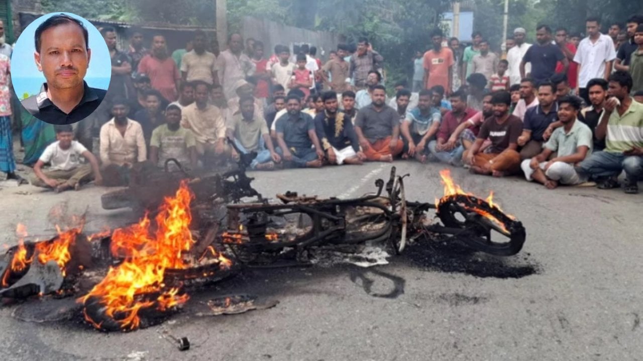 নারায়ণগঞ্জে বিএনপি নেতাকে কুপিয়ে হত্যা, প্রতিবাদে সড়ক অবরোধ