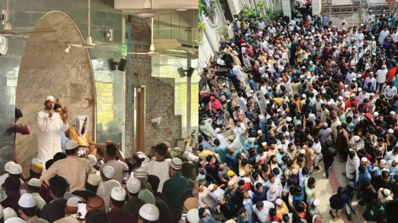 নাসীরুদ্দীন পাটওয়ারীর প্রবেশের পর মসজিদে হট্টগোল