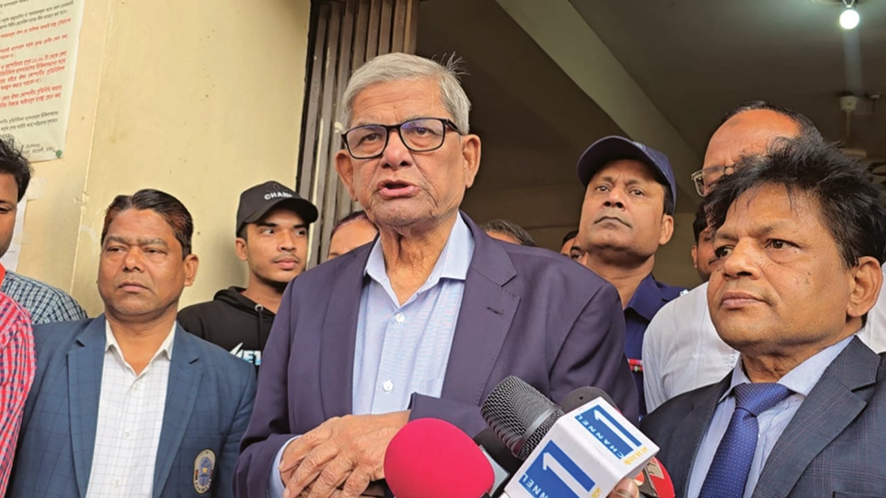 ঠাকুরগাঁওয়ে মেডিকেল কলেজ স্থাপনের সিদ্ধান্ত হয়েছে: মির্জা ফখরুল