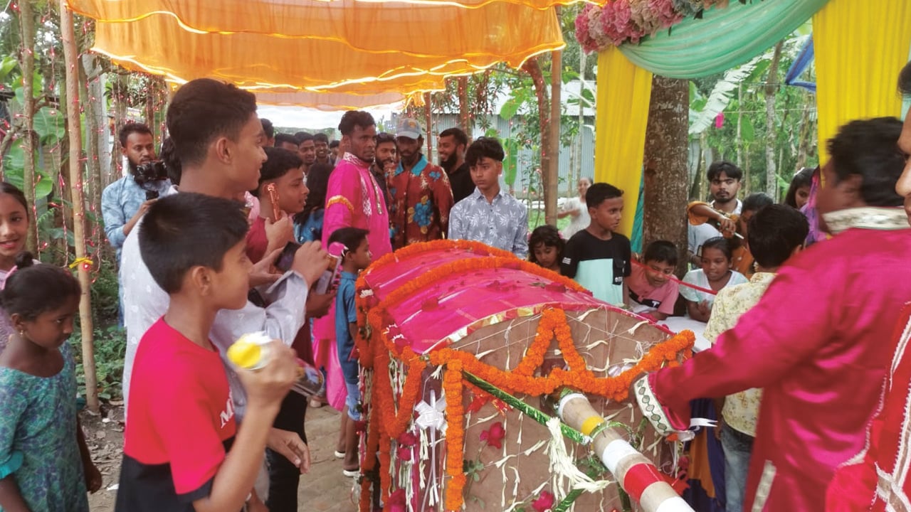 পালকিতে এলেন বউ