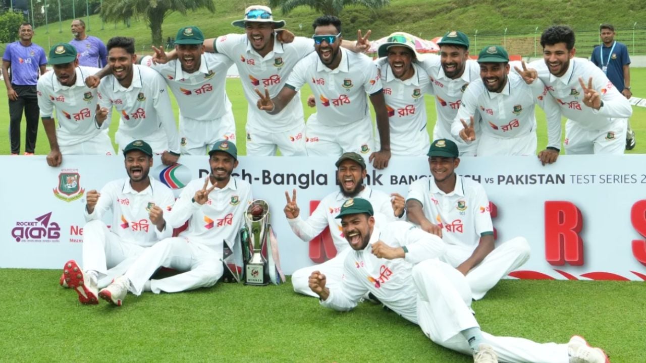 প্রথমবার টেস্ট র‌্যাংকিংয়ে সাত নম্বরে বাংলাদেশ