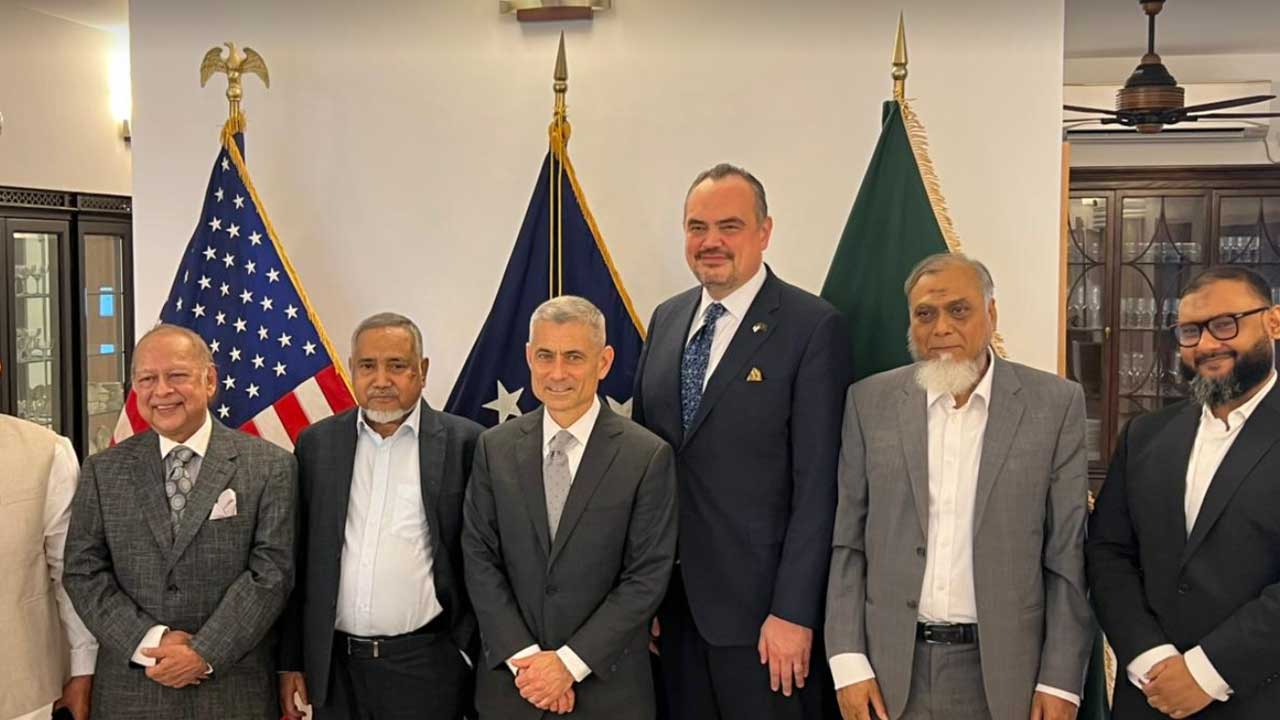 মার্কিন সহকারী পররাষ্ট্রমন্ত্রী সঙ্গে জামায়াতের প্রতিনিধিদের সৌজন্য সাক্ষাৎ