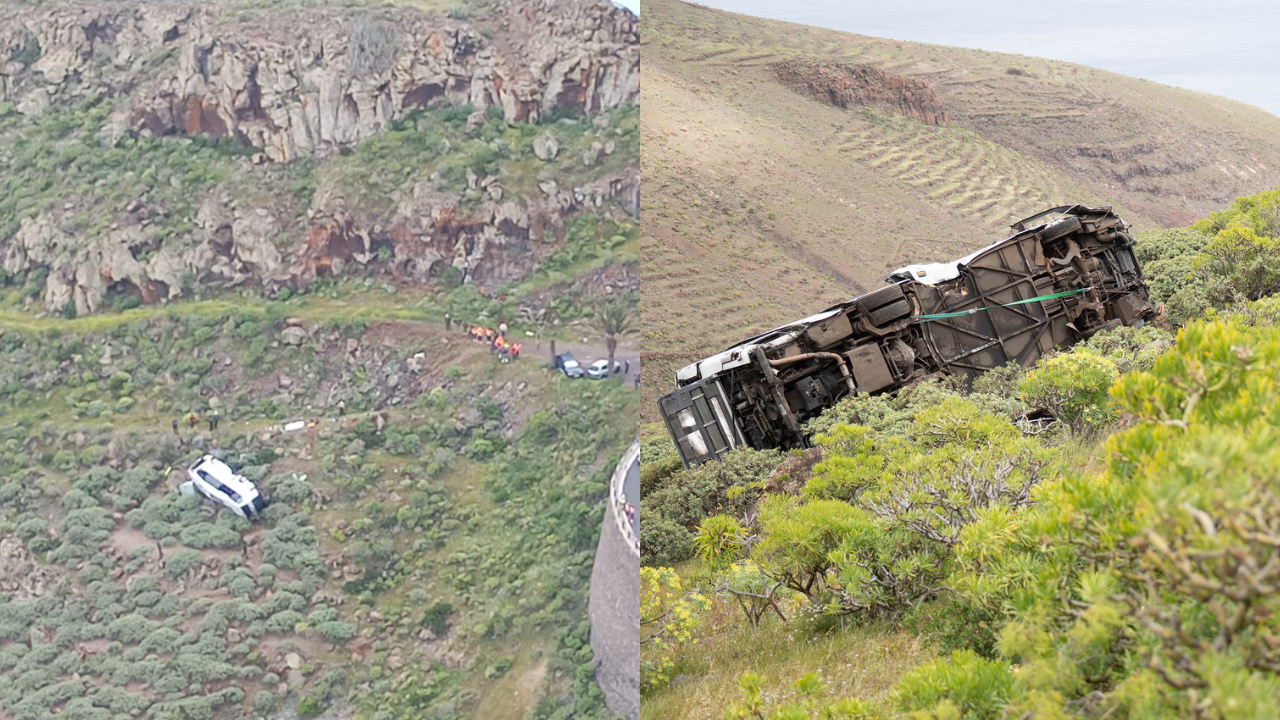স্পেনে ব্রিটিশ পর্যটকবাহী বাস খাদে পড়ে নিহত ১, আহত ২৭