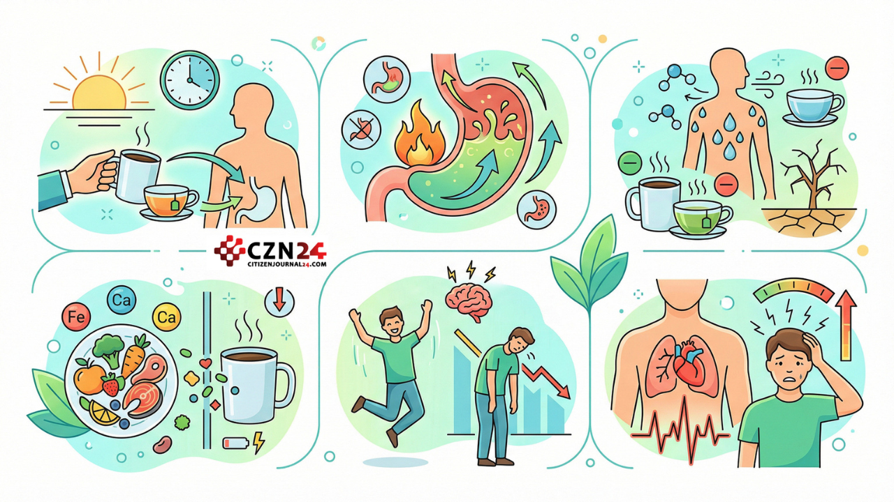 সকালে খালি পেটে চা-কফি খাচ্ছেন? অজান্তেই বাড়ছে যেসব স্বাস্থ্যঝুঁকি