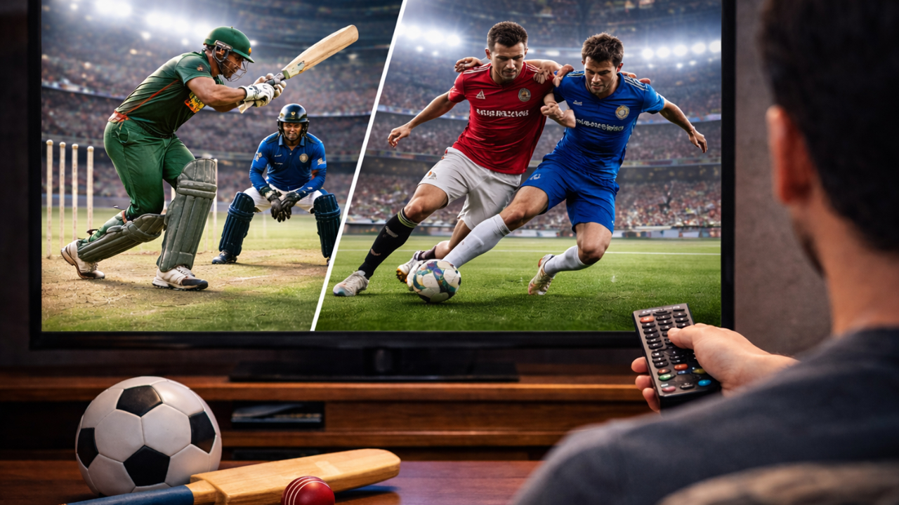 টিভিতে আজকের খেলা