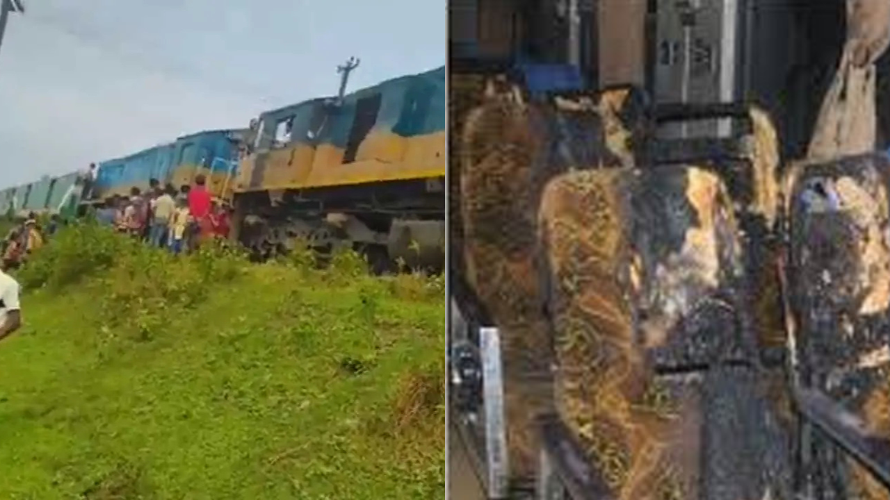 ঢাকা থেকে সিলেটগামী ট্রেনে আগুন