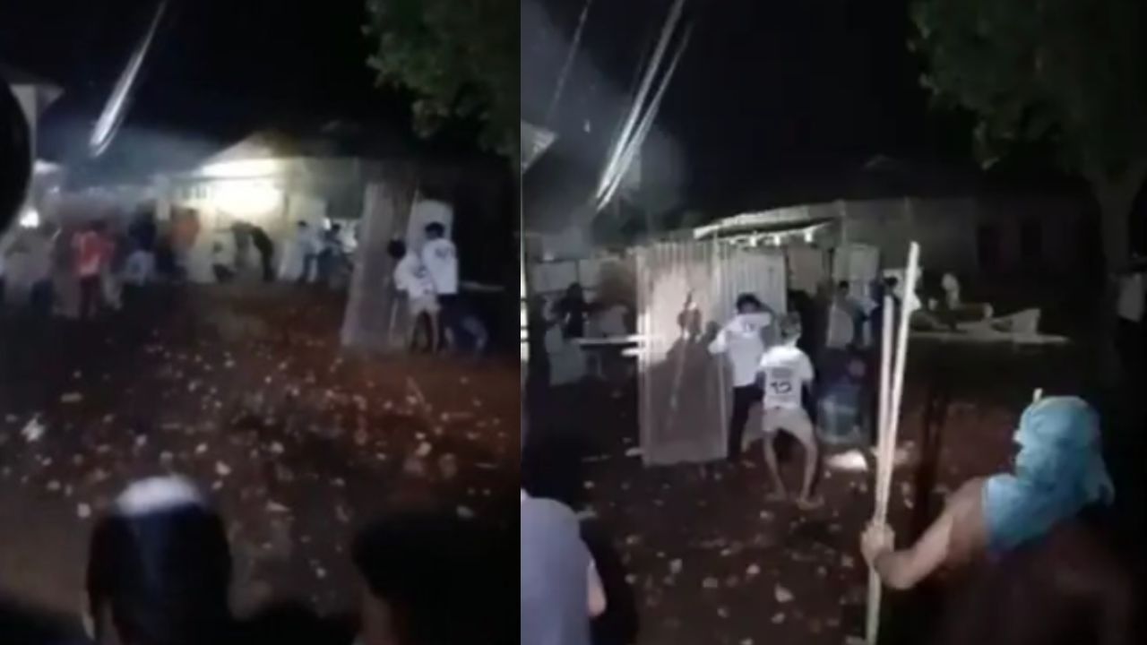টর্চ জ্বালিয়ে দুই মহল্লাবাসীর মধ্যে সংঘর্ষ, আহত ৩০