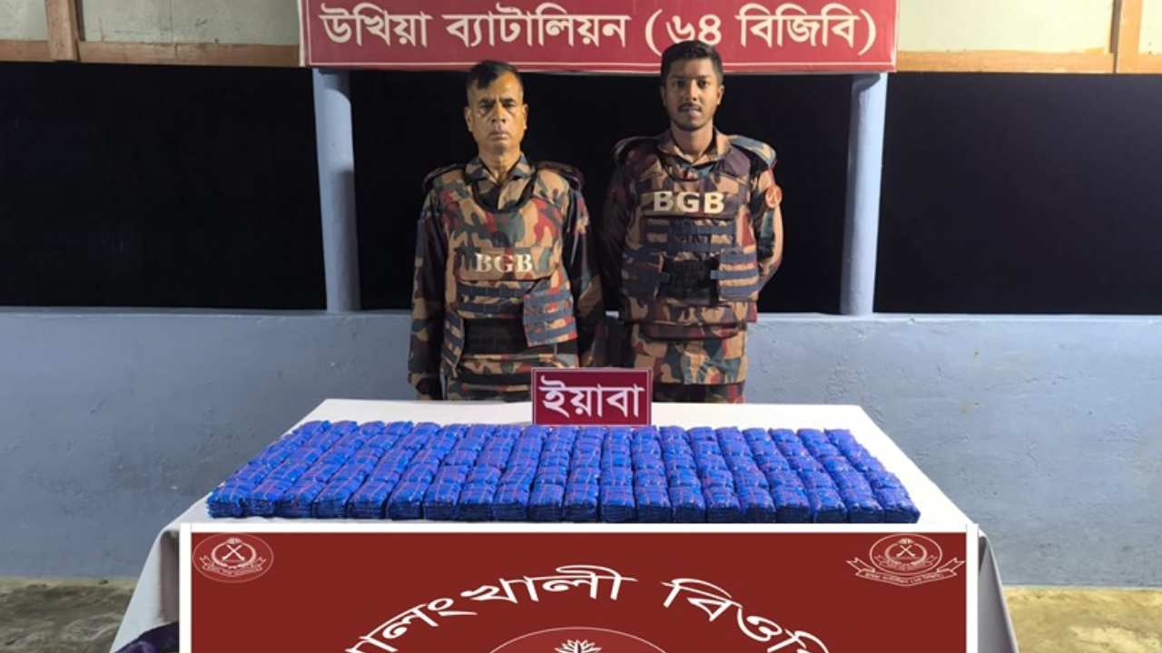 সীমান্ত থেকে ২ লাখ পিস ইয়াবা জব্দ